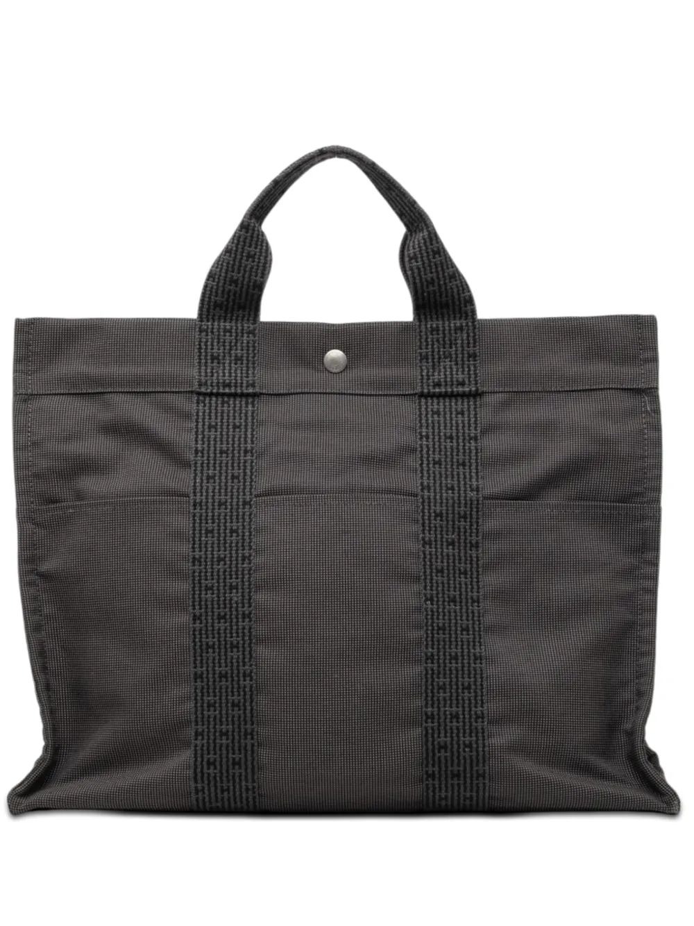Hermès Pre-Owned 20th Century Canvas Herline MM tote bag - Grigio