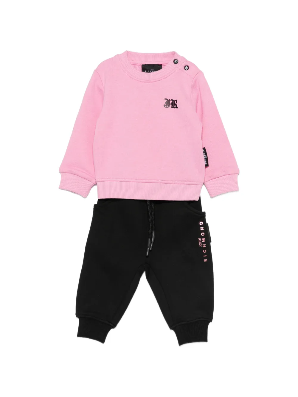 John Richmond Junior logo-print tracksuit - Rosa