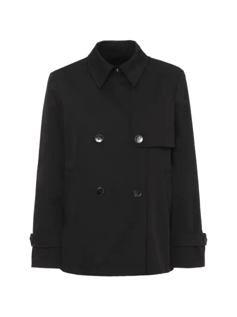 EMME double-breasted storm-flap coat