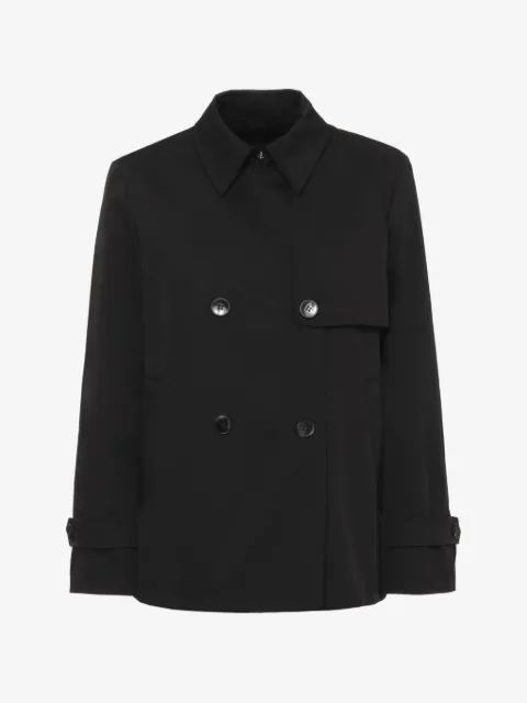 EMME double-breasted storm-flap coat