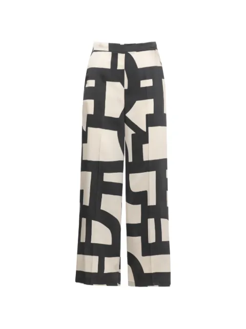 EMME EMMALBERO geometric-print trousers
