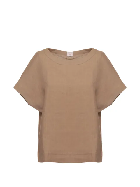 EMME linen short-sleeve blouse