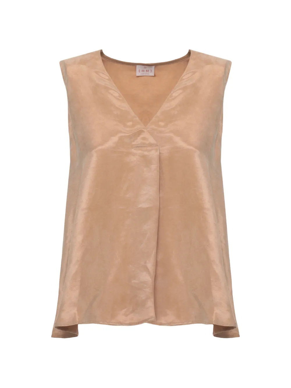EMME V-neck top - Toni neutri
