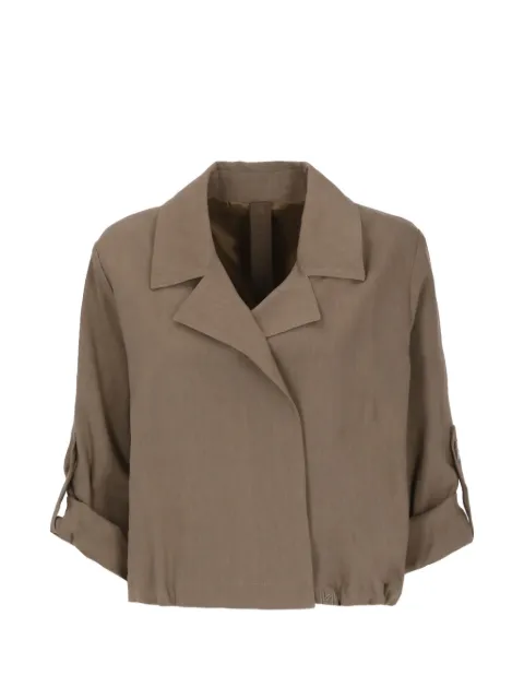 Marella roll-up-sleeve cropped jacket