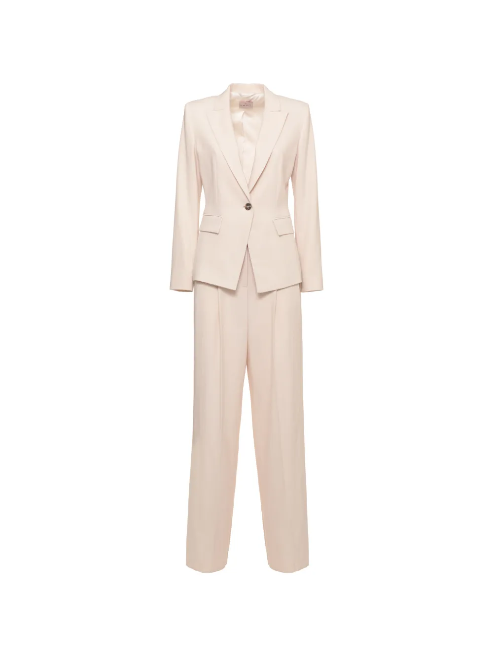 EMME EMMSLOGAN peak-lapel flap-pocket suit - Toni neutri