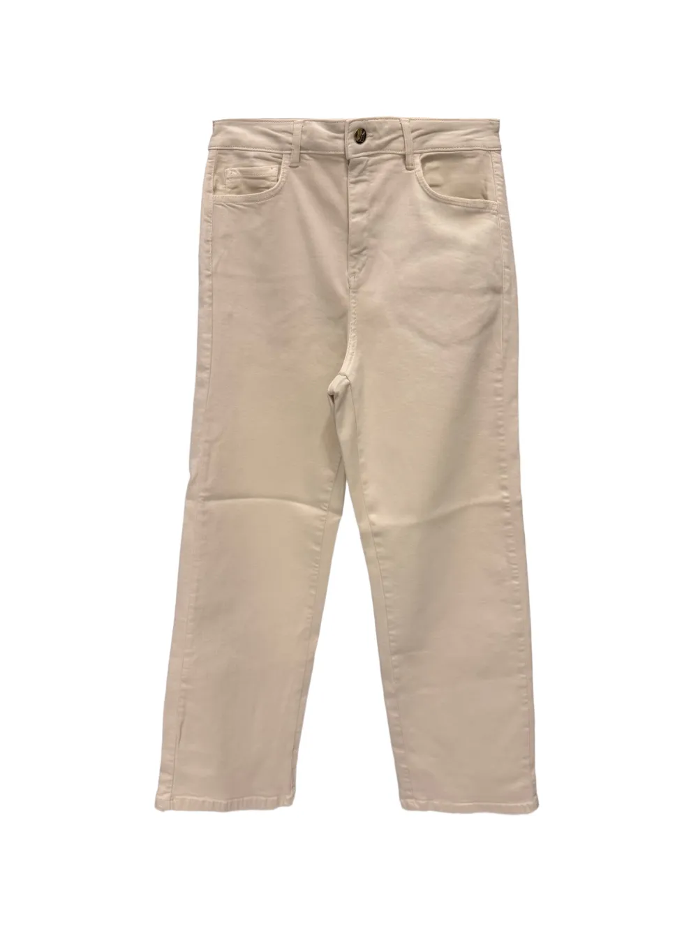 EMME straight-leg five-pocket jeans - Toni neutri