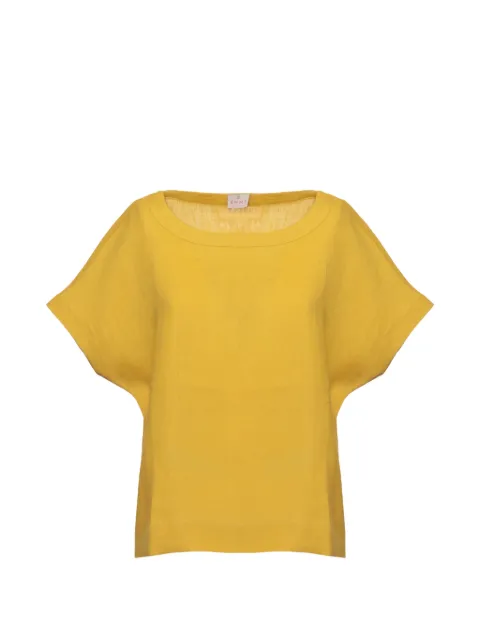EMME linen short-sleeved blouse