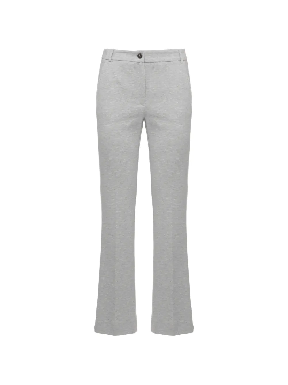 EMME Flare diagonal-pocket trousers - Grigio