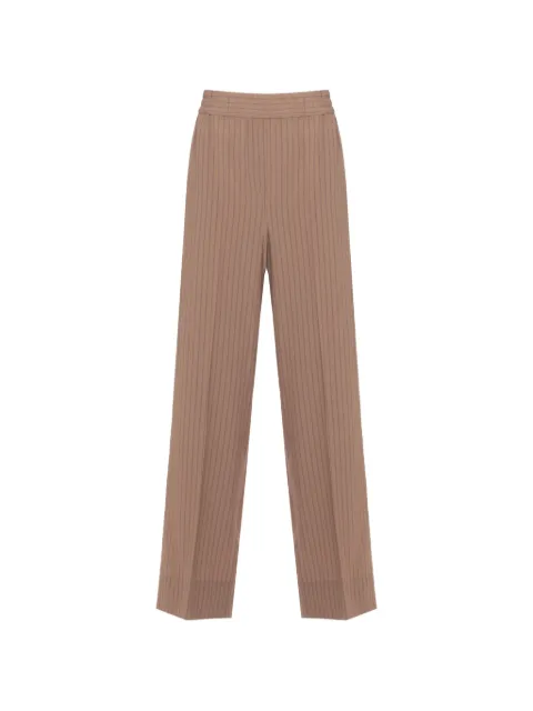EMME pinstripe-pattern wide-leg trousers
