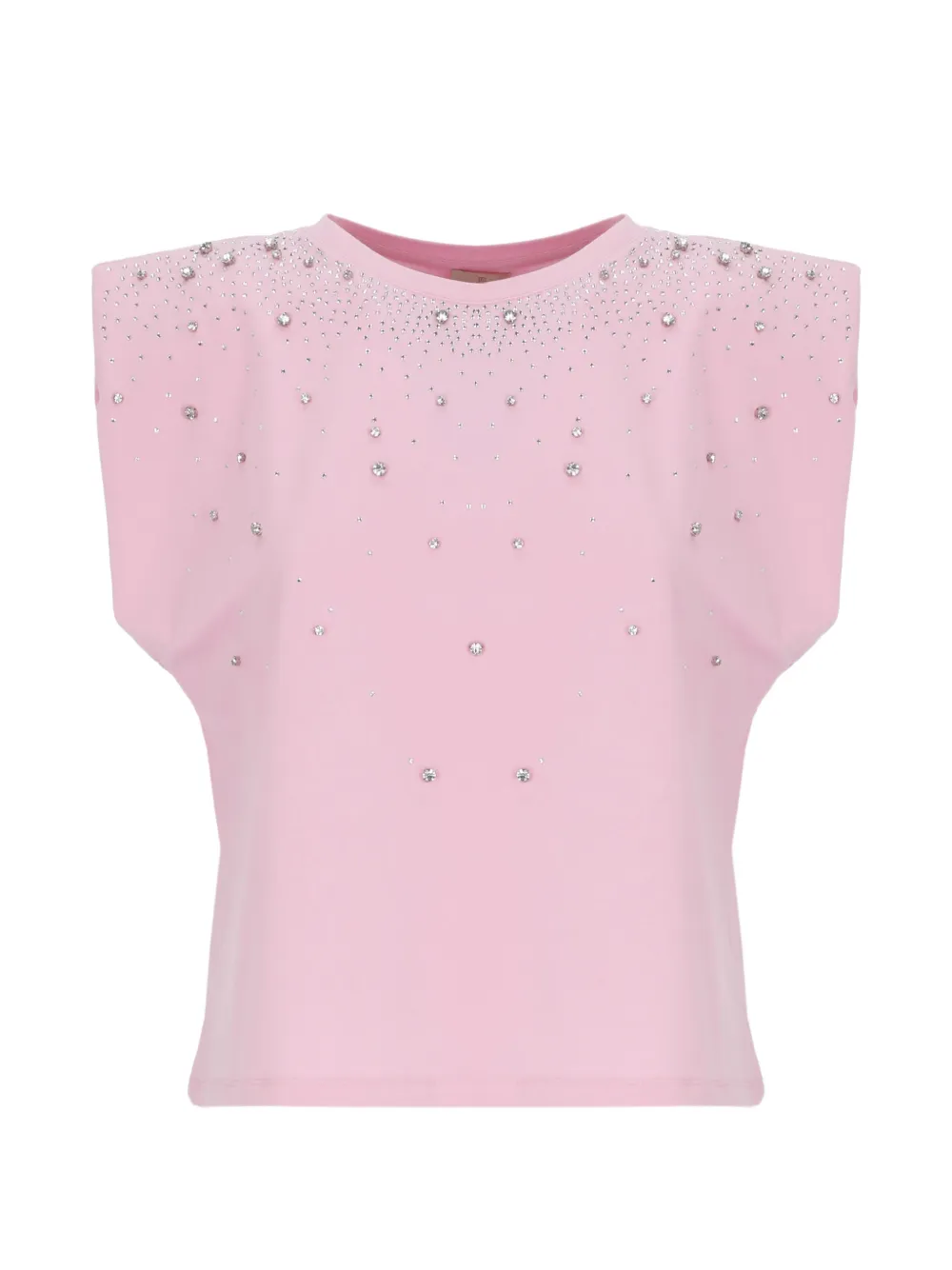 EMME Emmutopia strass-embellished T-shirt - Rosa