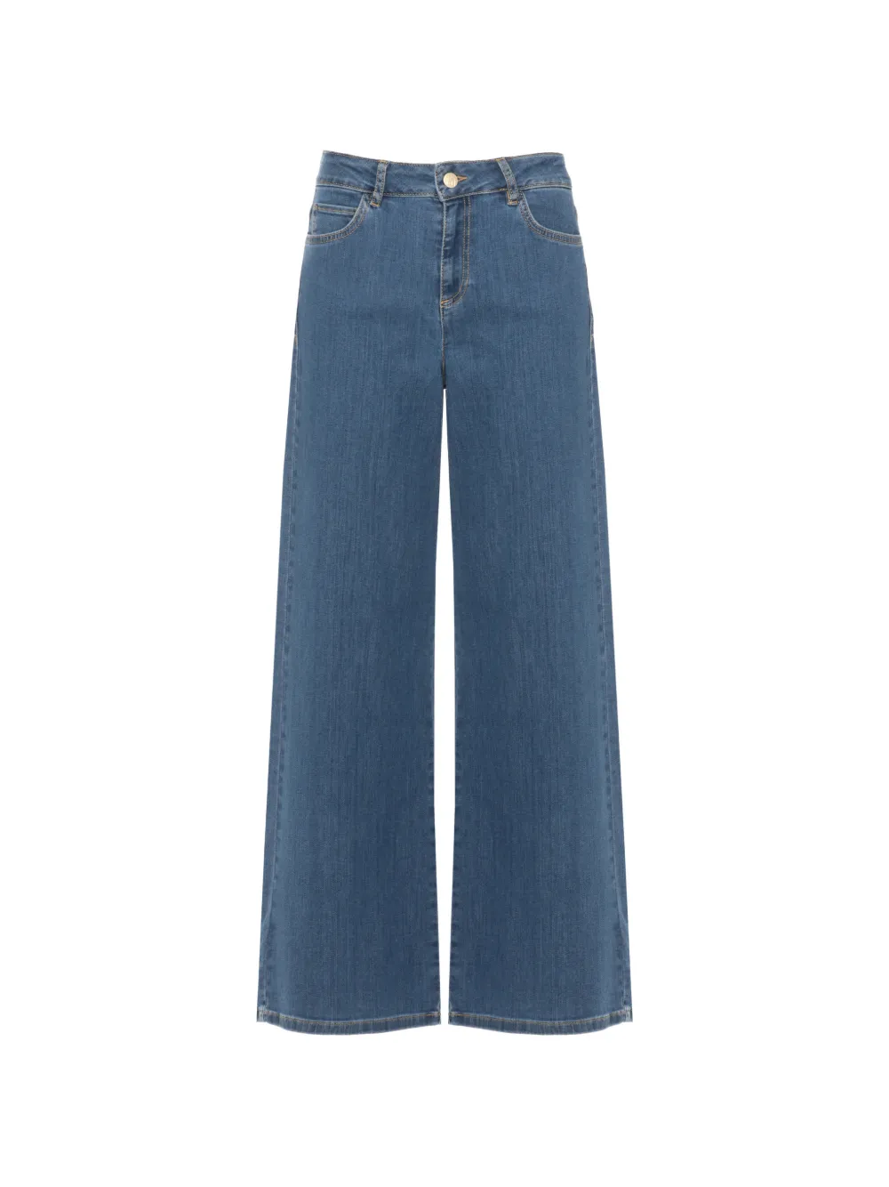 EMME EMMDISCO wide-leg denim jeans - Blu