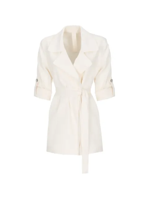 Marella manteau ceinturé à revers crantés