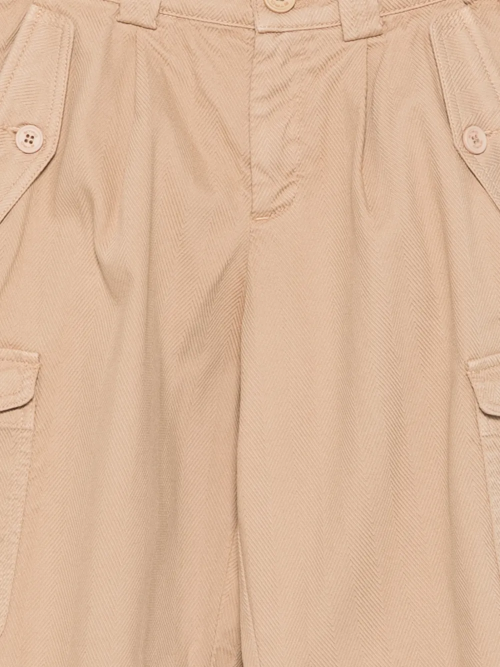 ETRO KIDS Broek met visgraatpatroon Beige