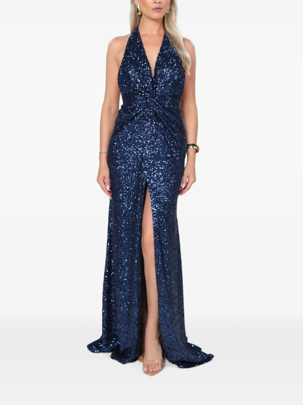 ROSERRY Jurk met pailletten Blauw