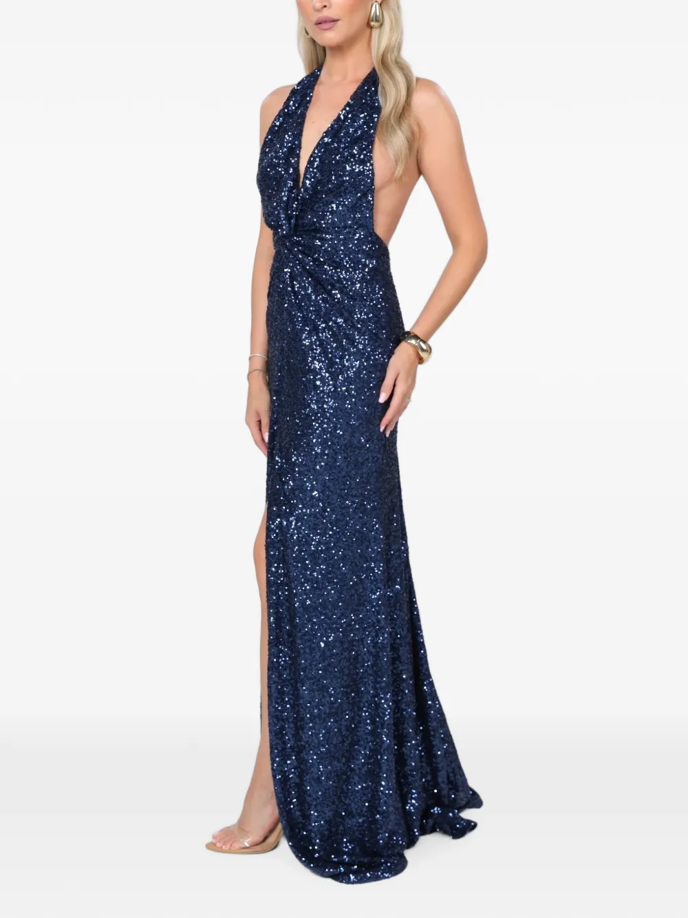 ROSERRY Jurk met pailletten Blauw