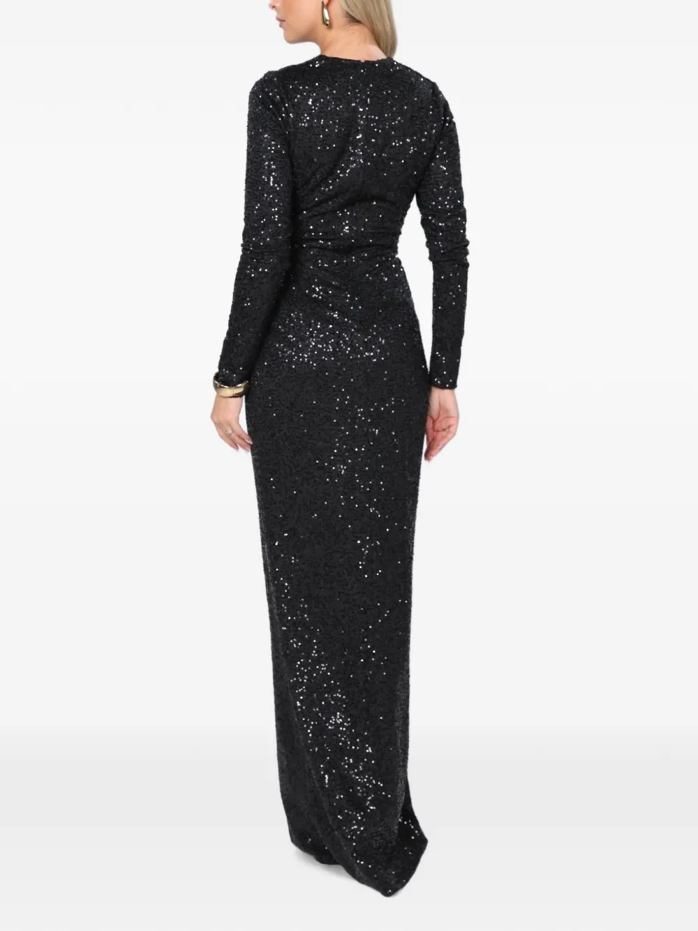 ROSERRY Scarlett maxi-dress verfraaid met pailletten Zwart