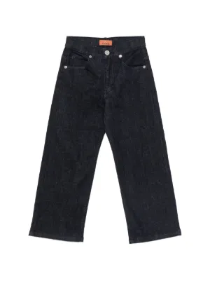 Moncler Enfant ロゴ ジーンズ | ブルー | FARFETCH JP