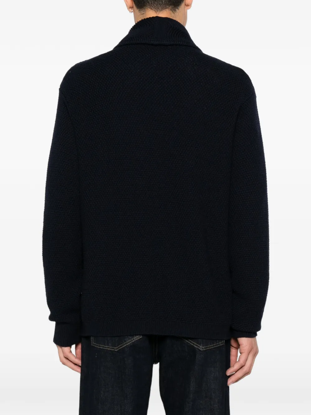 Valentino Garavani Vest met sjaalrevers Blauw