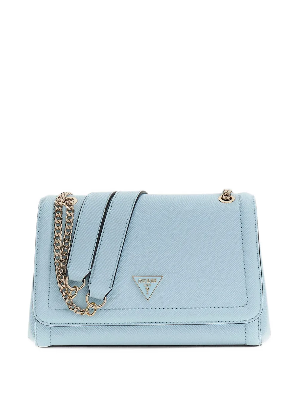 GUESS USA Noelle saffiano mini crossbody bag - Blu