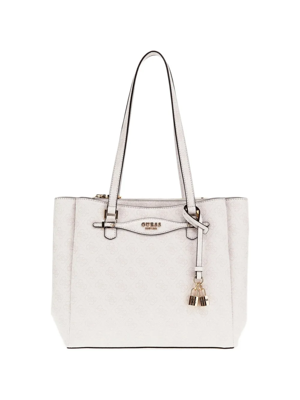 GUESS USA Katya logo-print tote bag - Weiß