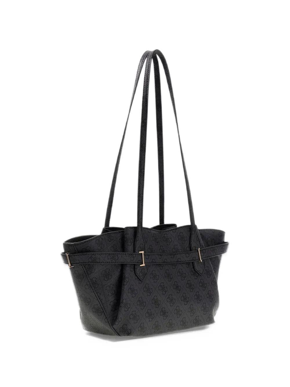 GUESS USA Yesba logo shoulder bag Zwart