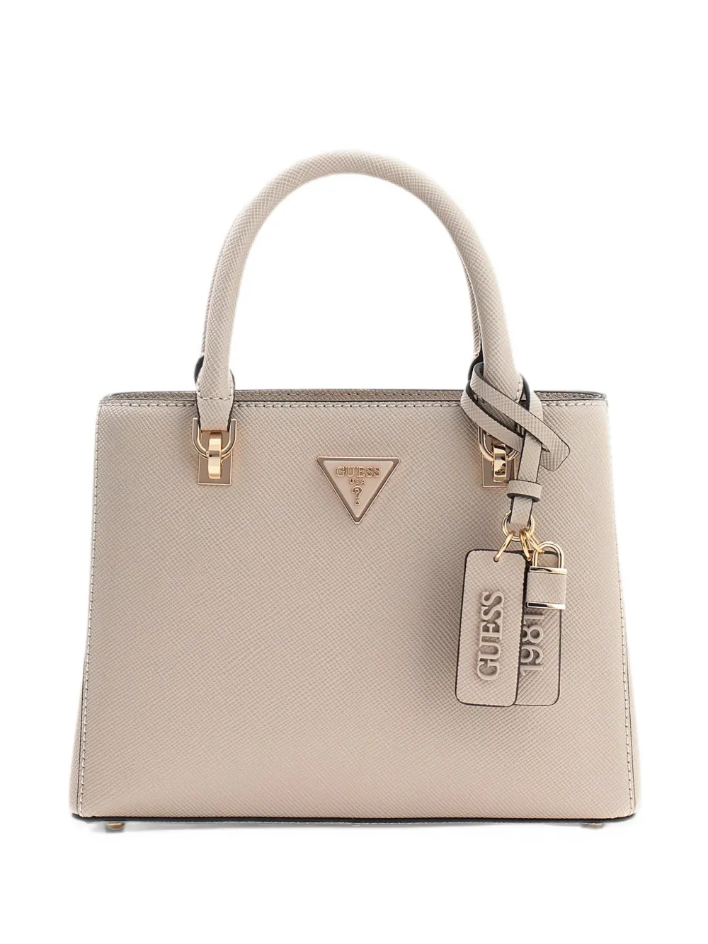 GUESS USA Noelle Saffiano handbag - Toni neutri