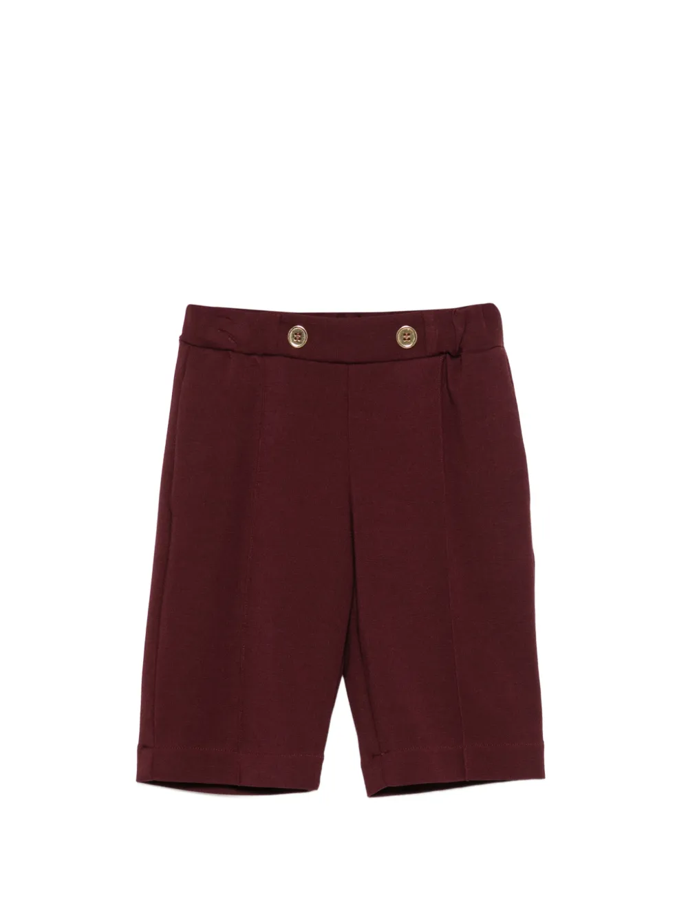 Balmain Kids button-embellishment shorts - Rosso