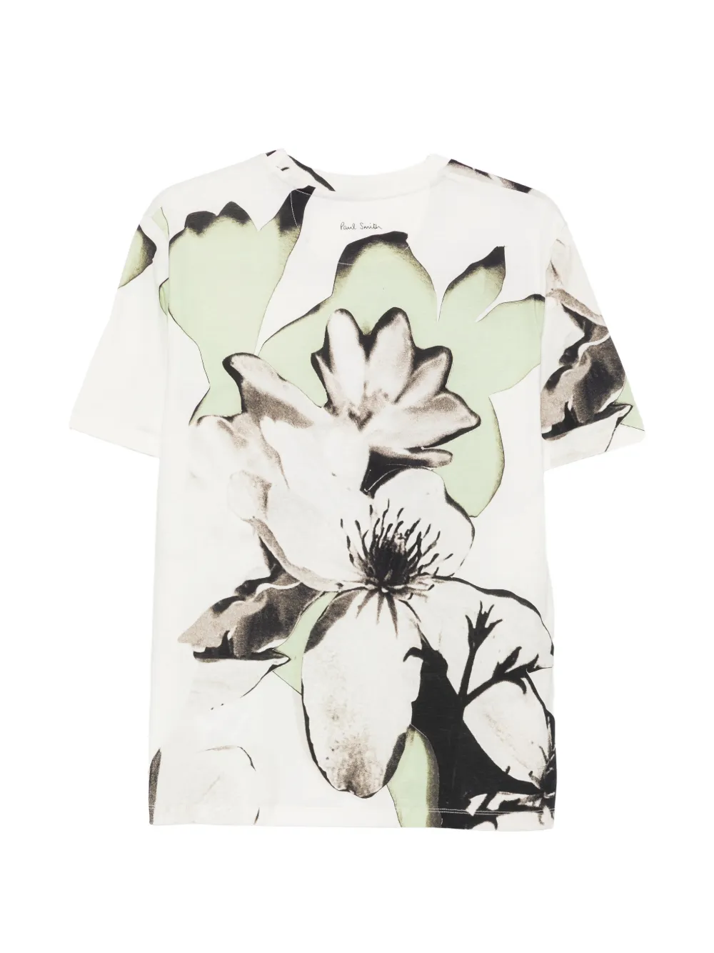 Paul Smith T-shirt met bloemenprint Wit