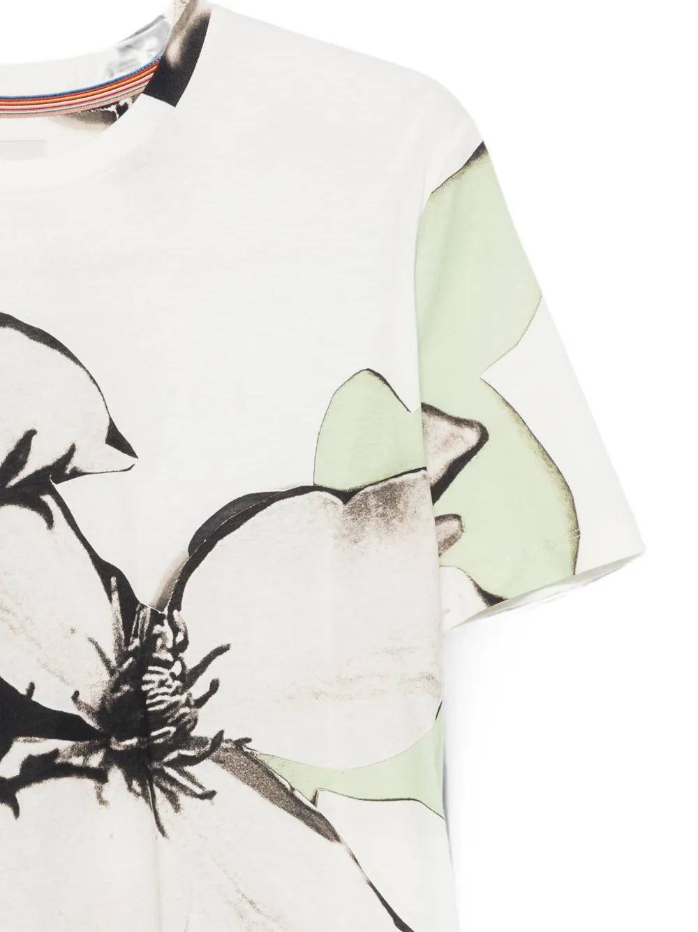 Paul Smith T-shirt met bloemenprint Wit
