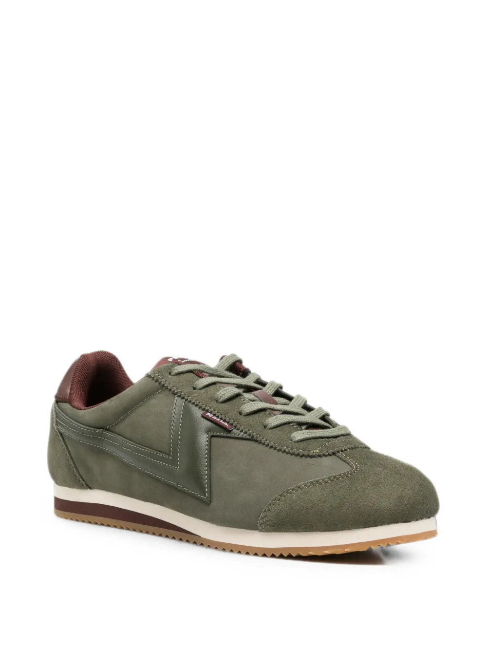 PS Paul Smith panelled leather sneakers Groen
