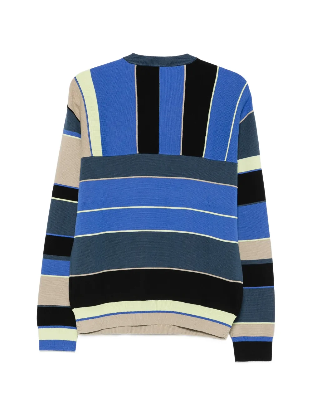 PS Paul Smith Gestreepte trui van biologisch katoen Blauw
