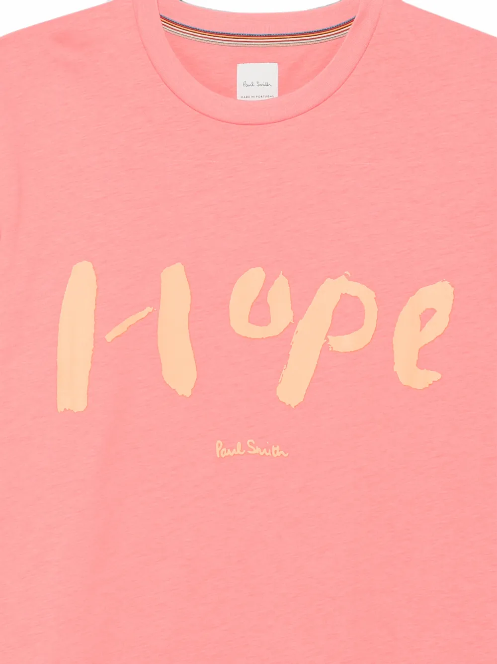 Paul Smith T-shirt met print Roze