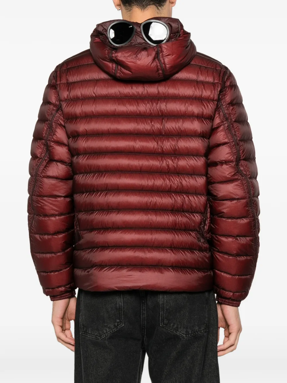 C.P. Company Gewatteerd jack met ritszak Rood