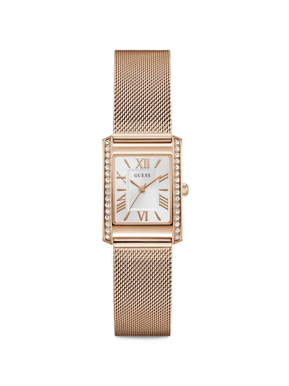 GUESS USA rose gold tone analog watch - Bianco