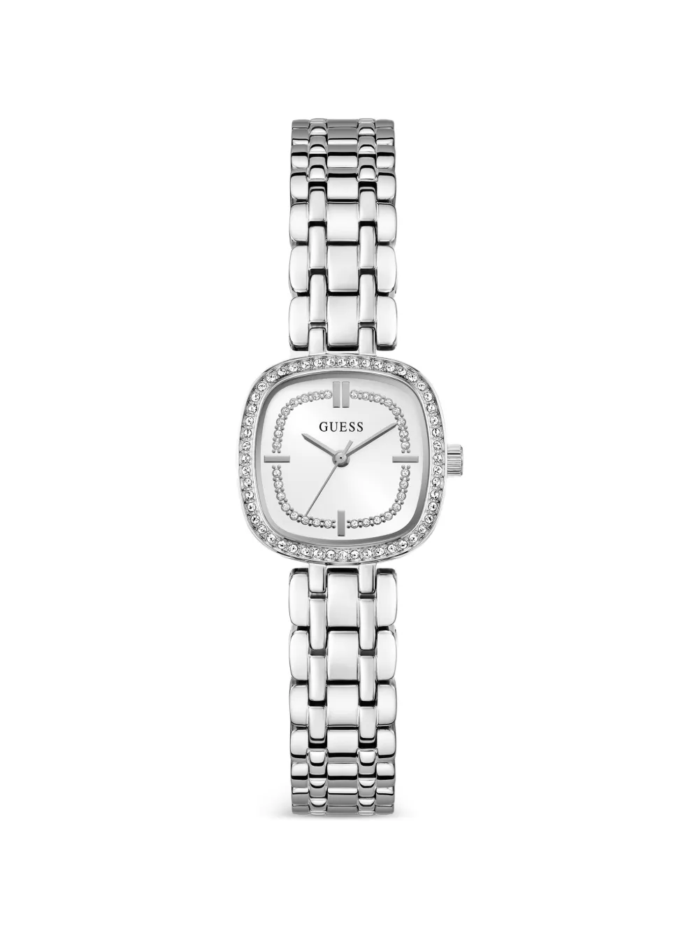 GUESS USA Hazel silver-tone analog watch - Bianco