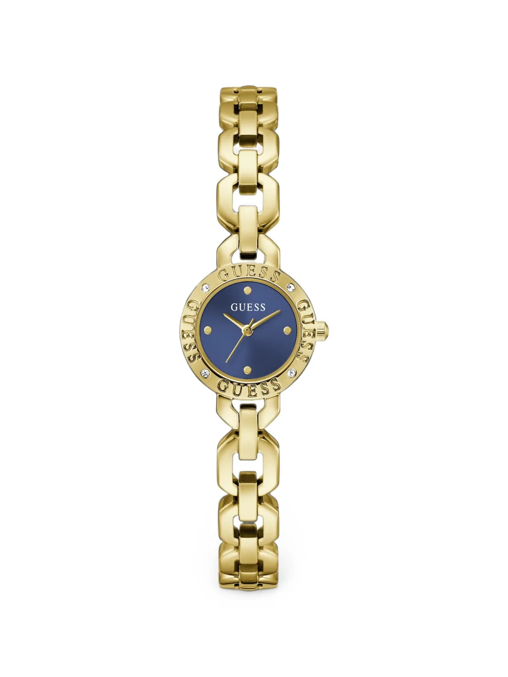 GUESS USA Siren gold-tone analog watch - Blu