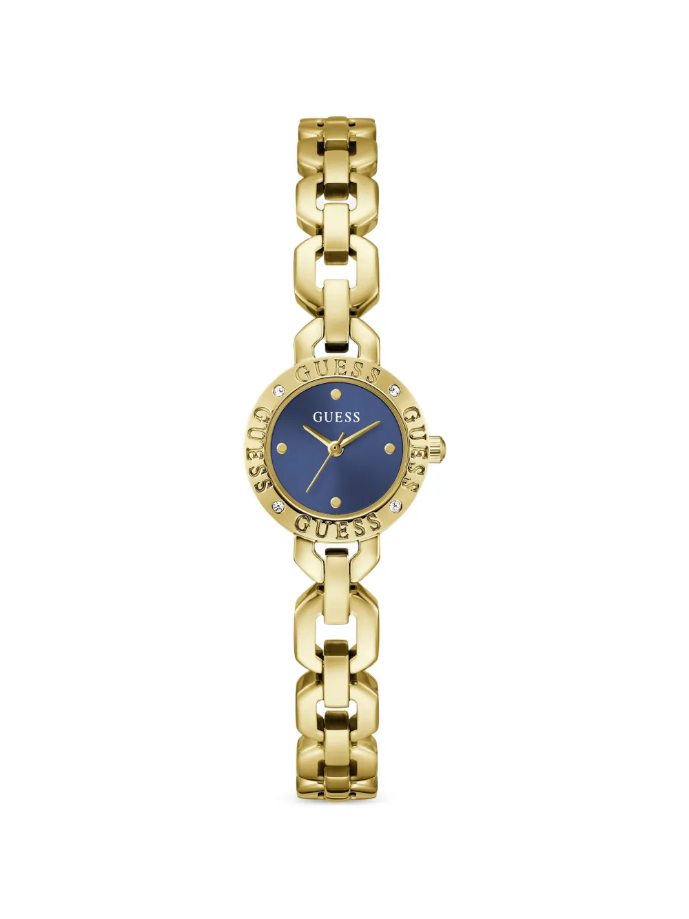 GUESS USA Siren gold-tone analog watch - Blu