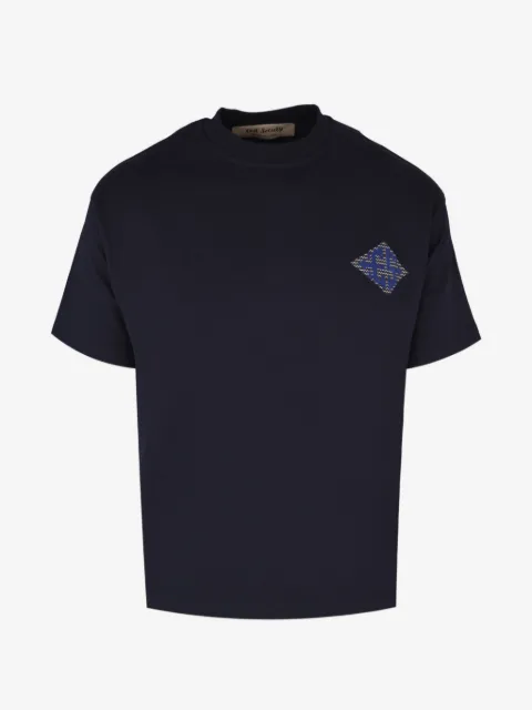 Exit Society bird-print T-shirt