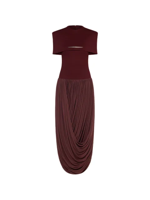 CHATS BY C.DAM vestido Amiri drapeado