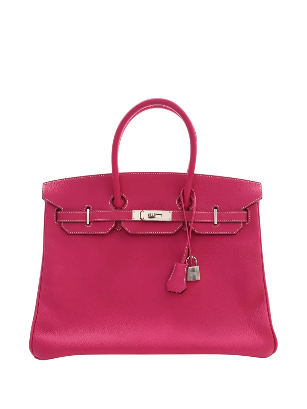 Hermès Pre-Owned 2010 Epsom Candy Verso Birkin Retourne 35 handbag - Rosa