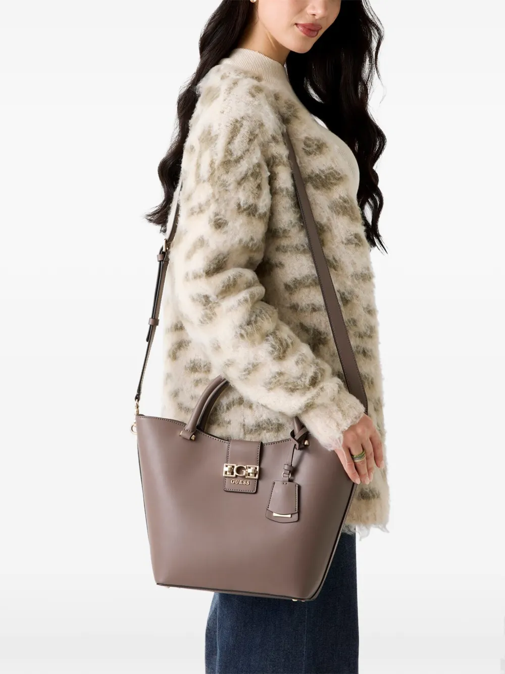 GUESS USA Jane tote bag Beige