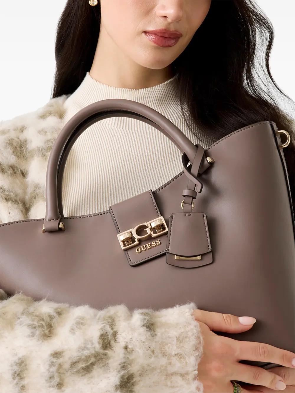 GUESS USA Jane tote bag Beige