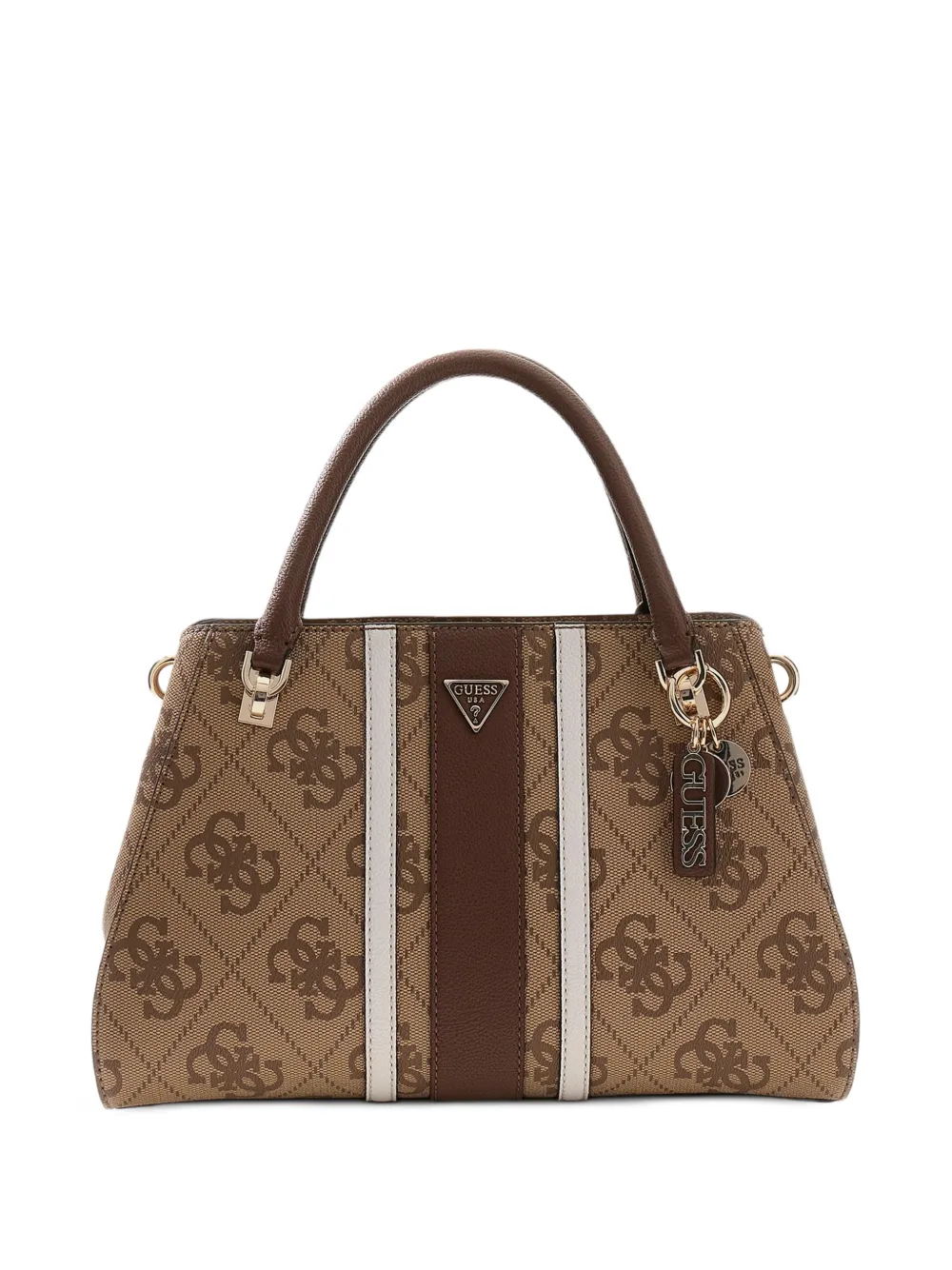 GUESS USA Noelle logo handbag - Marrone