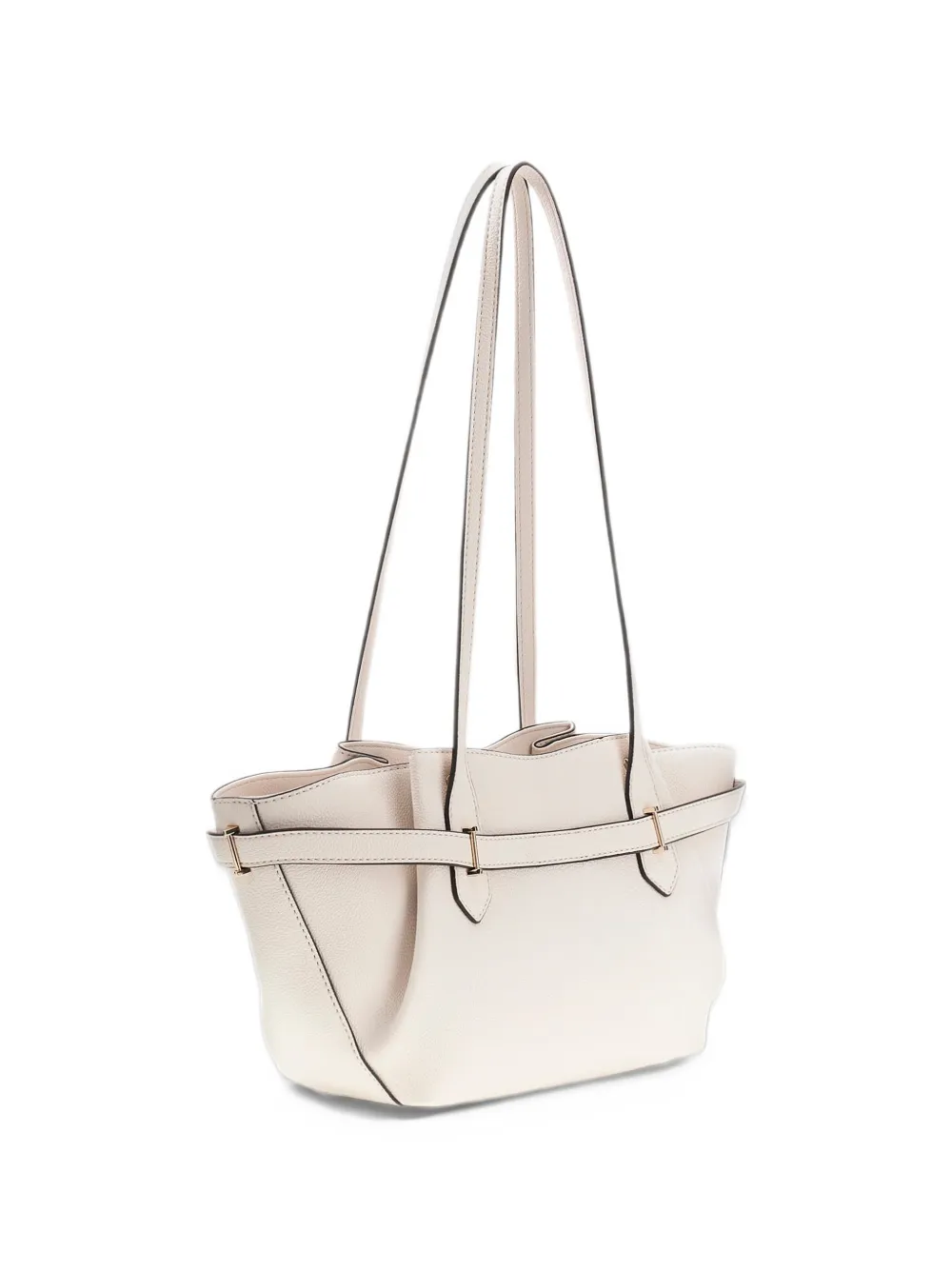 GUESS USA Yesba Saffiano shoulder bag Beige