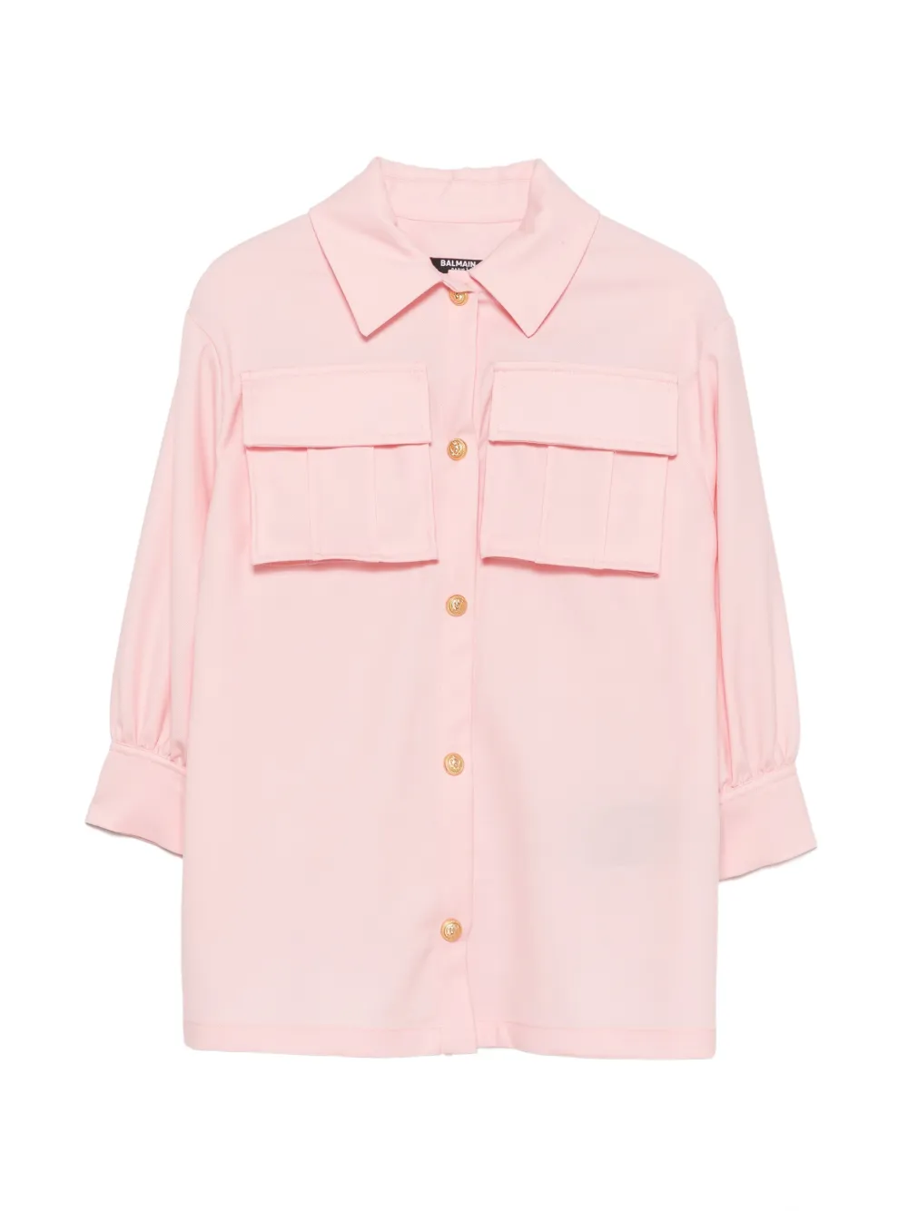 Balmain Kids flap-pockets dress - Rosa