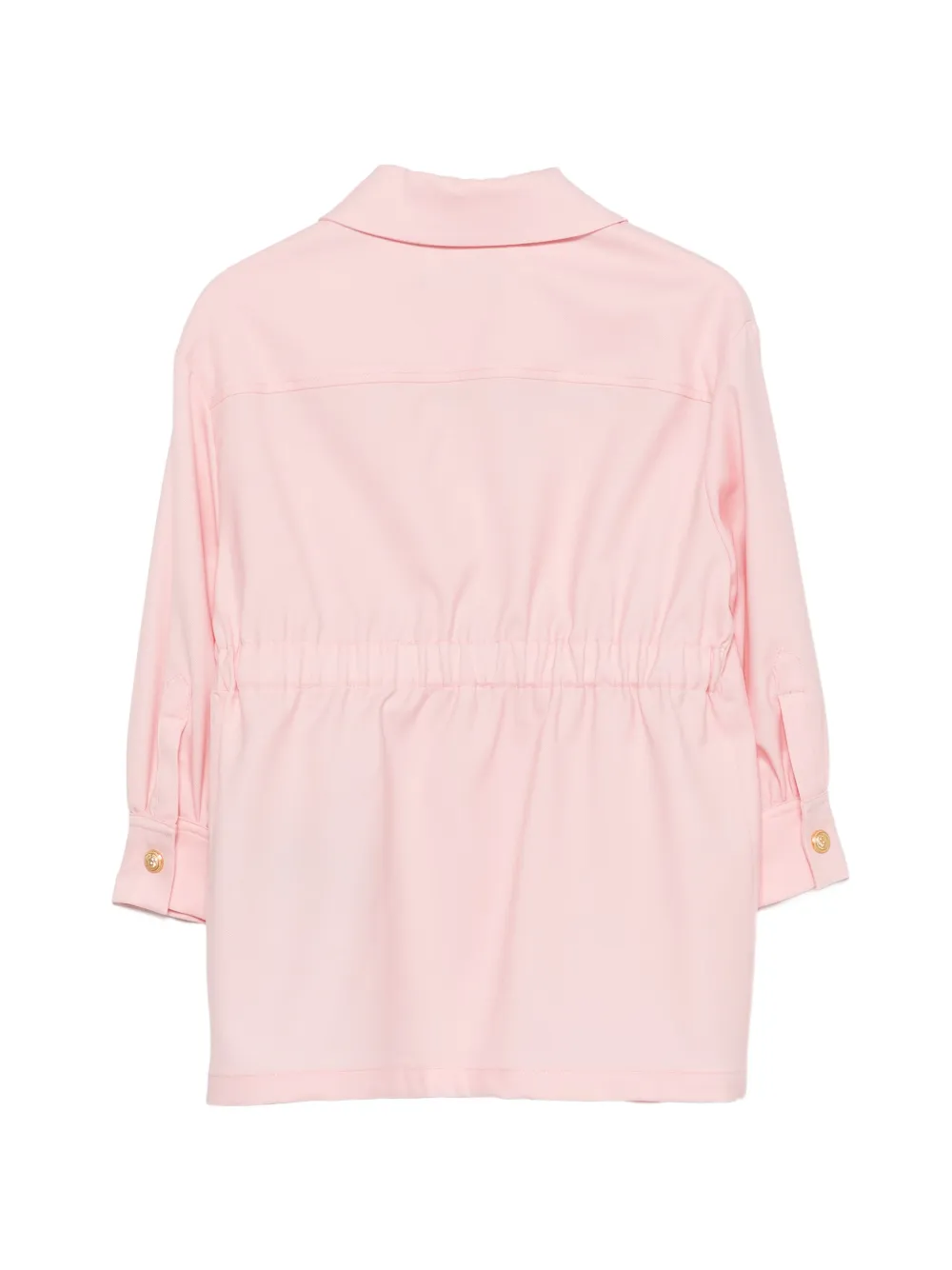 Balmain Kids Jurk met klepzakken Roze