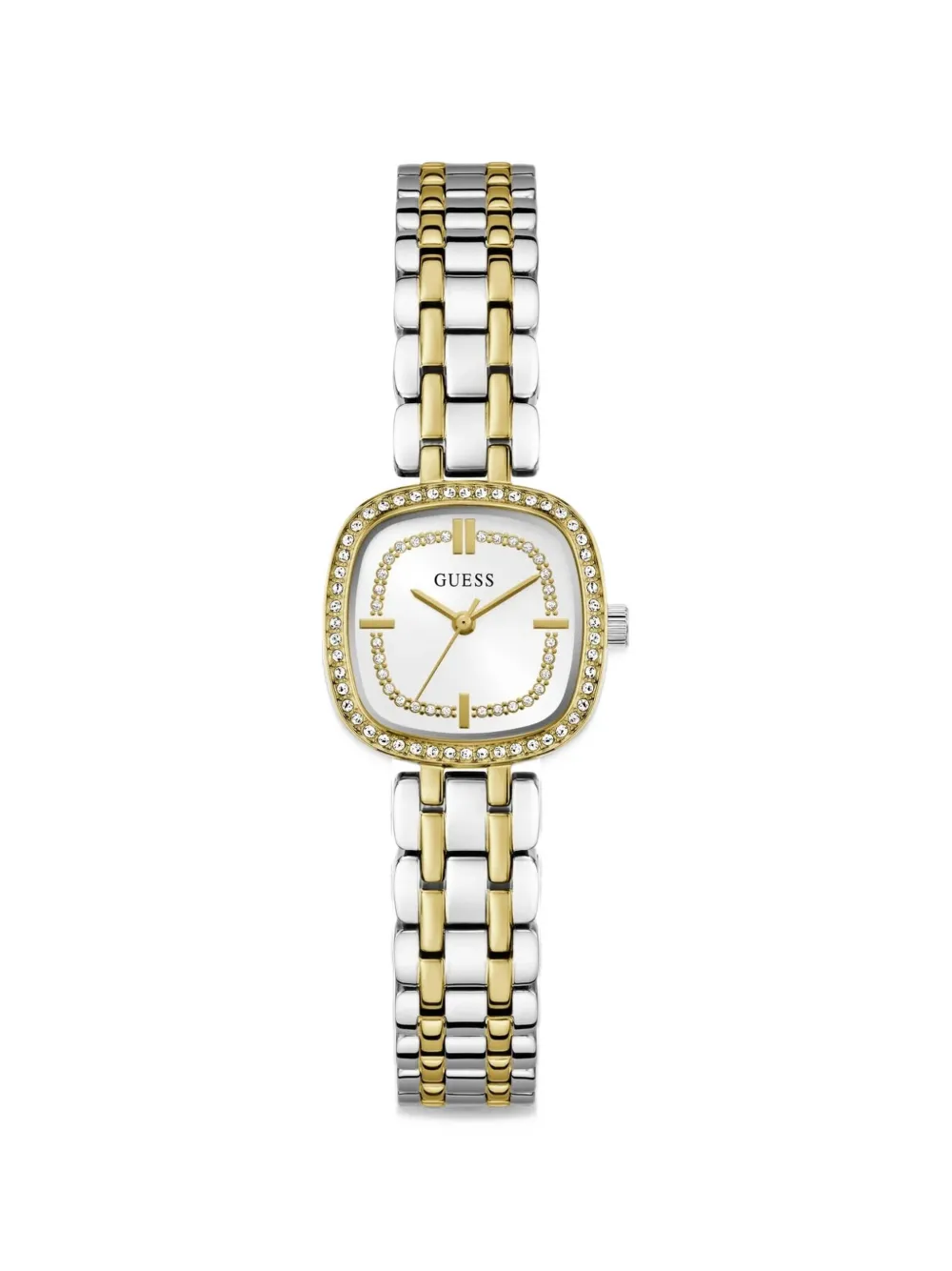 GUESS USA stainless-steel analogue watch 25 mm - Bianco