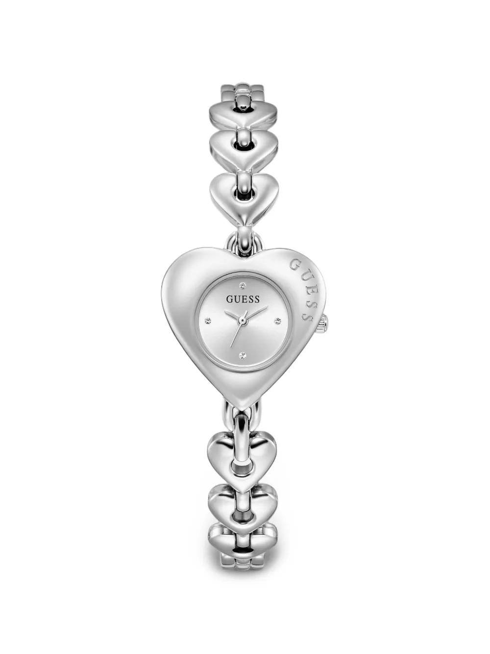 GUESS USA Valerie silver-tone analog watch - Silber