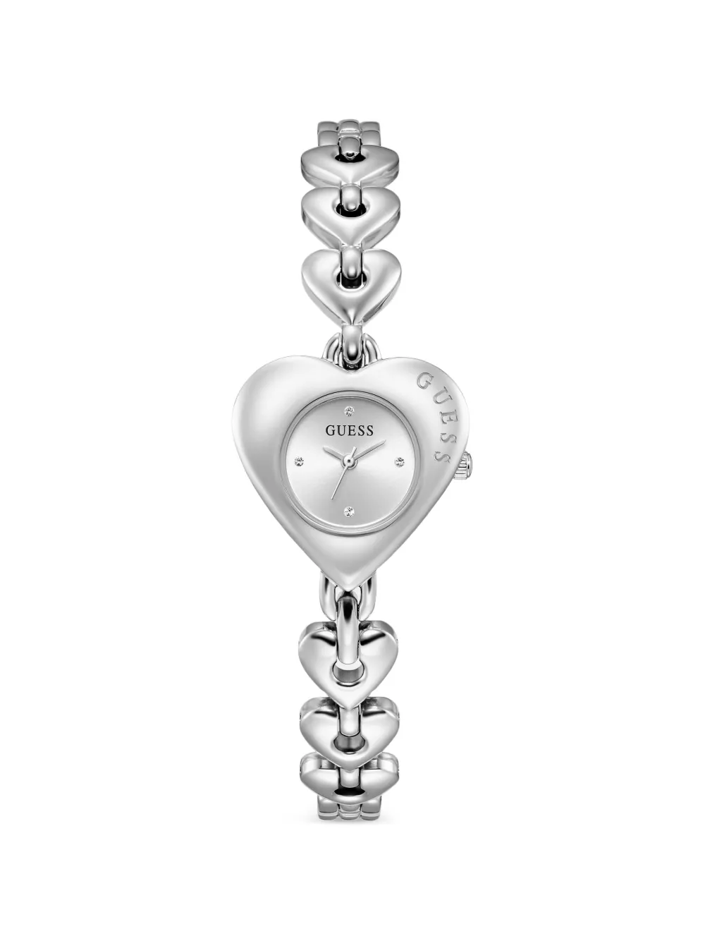 GUESS USA Valerie silver-tone analog watch - Argento