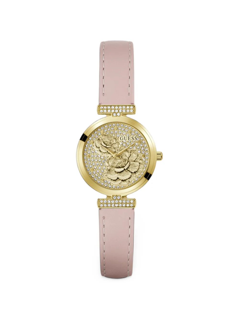 GUESS USA Glitz Floral 30mm watch - Oro